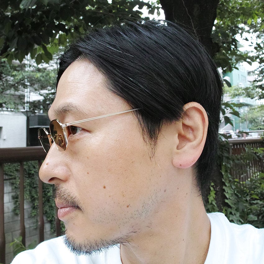 A.D.S.R. / JASON 02(b) / Gold - Lt.Brown Lenses ゴールド - ライト
