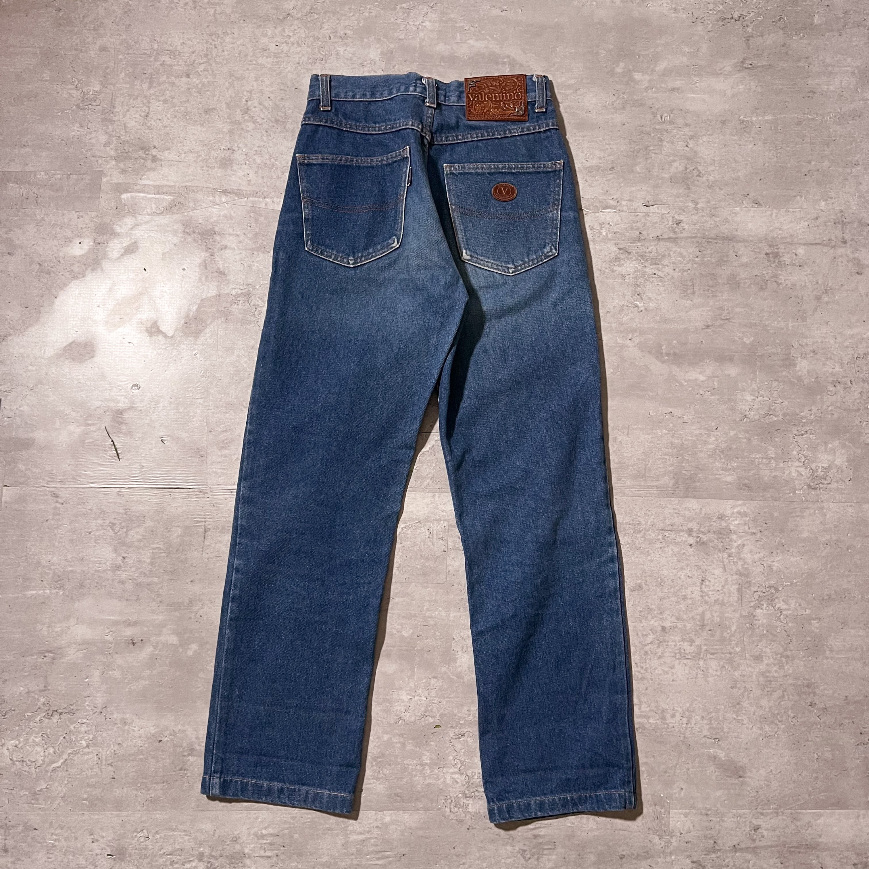 80s “Valentino” blue denim pants made in Itary 80年代