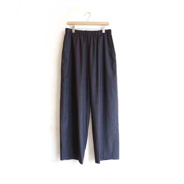 LOEFF Men's  Tropical Wool Harem Pants  Pinstripe