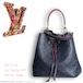 ルイ・ヴィトン：ネオノエ／モノグラム・アンプラント／マリーヌルージュ／M45306／LOUIS VUITTON Sac NéoNoé MM Marine Rouge Monogram Empreinte NeoNoe