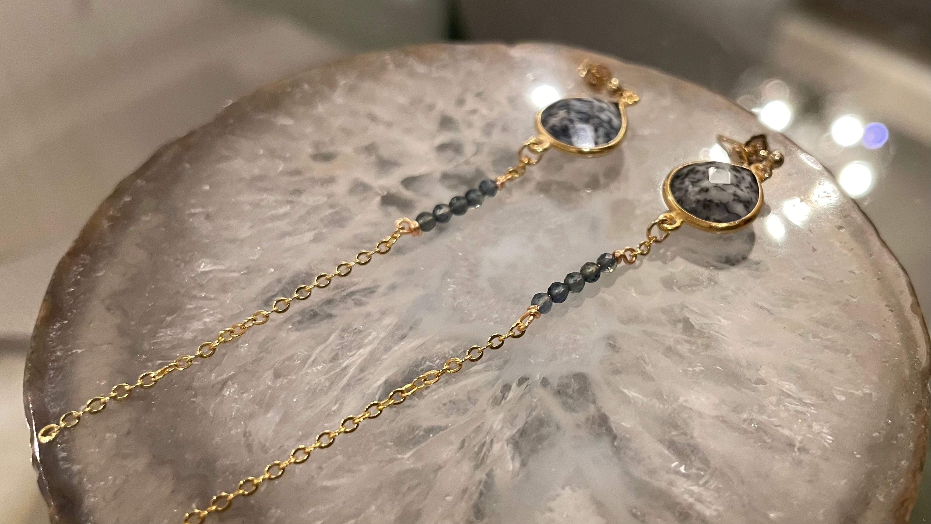 14kgf】コンフェッティクリソコラ ウィズ コッパーのドットピアス