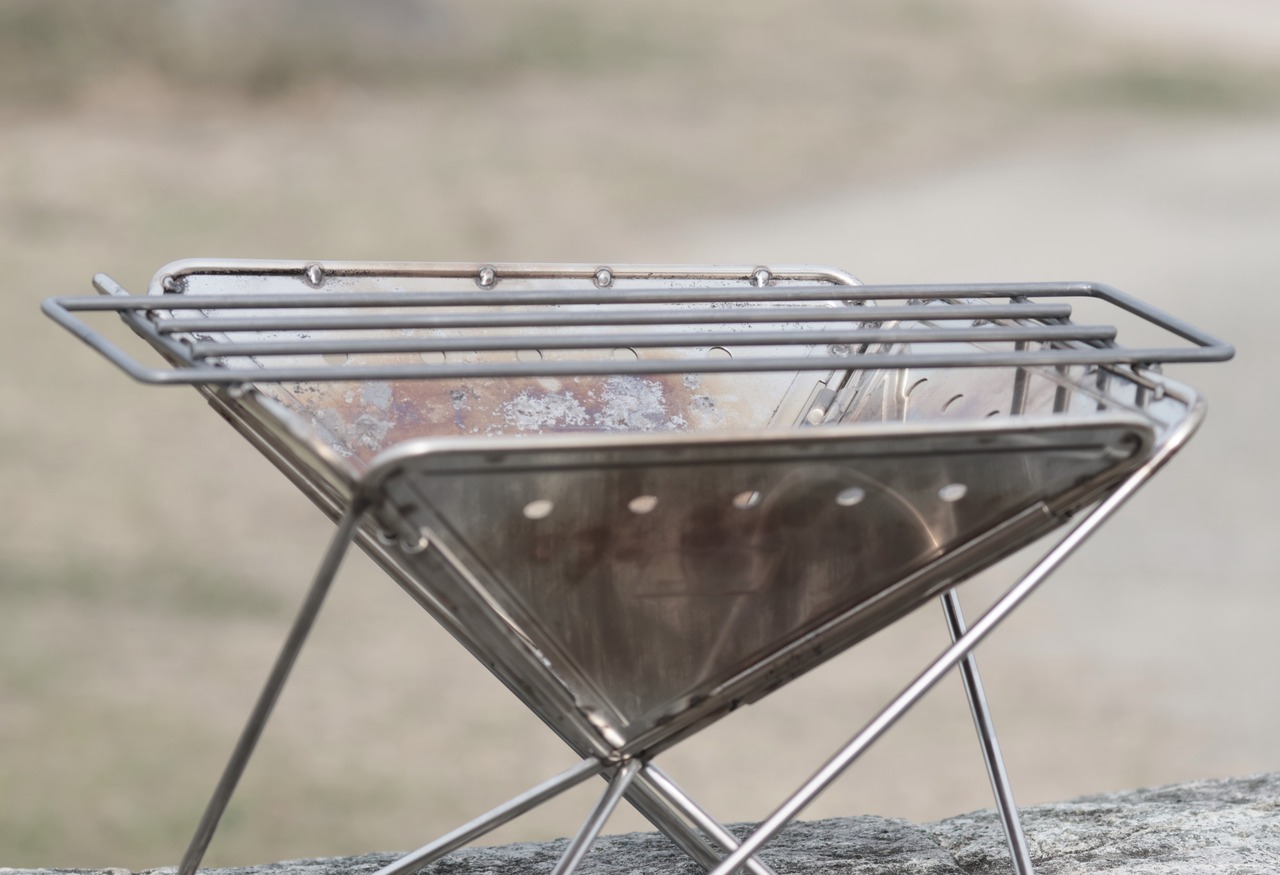 スノーピーク焚火台M対応　ベーシックロストルシリーズ “ MA2 ”  鉄（ 無処理）