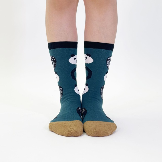 【JIN KITAMURA】北村人 SOCKS PANDA& TIRE ソックス パンダとタイヤ
