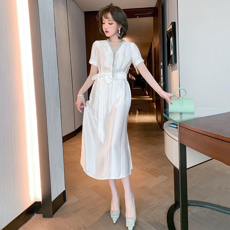 スプリングサマー 春物 夏物 Vネック チェーン MIUCO78521552230