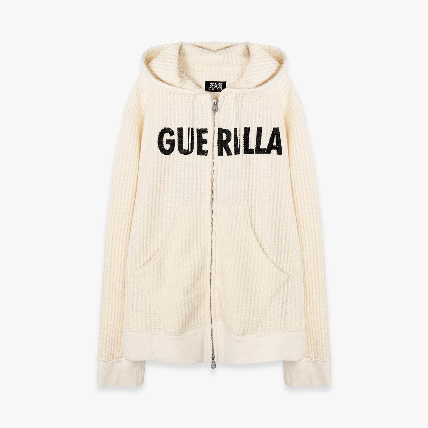 FAKE AS FLOWERS / FAF 26AW GUERILLA HOODIE (ECRU)