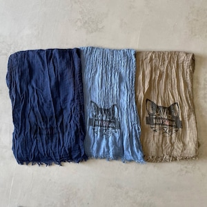 TCB×BLUE SAKURA Collaboration VIYELLA STOLE "CAT"