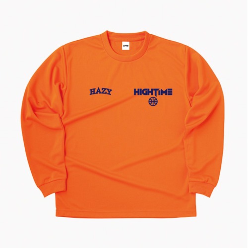 HAZY  HIGH TIME LongTee_2 ( Orange / Navy )