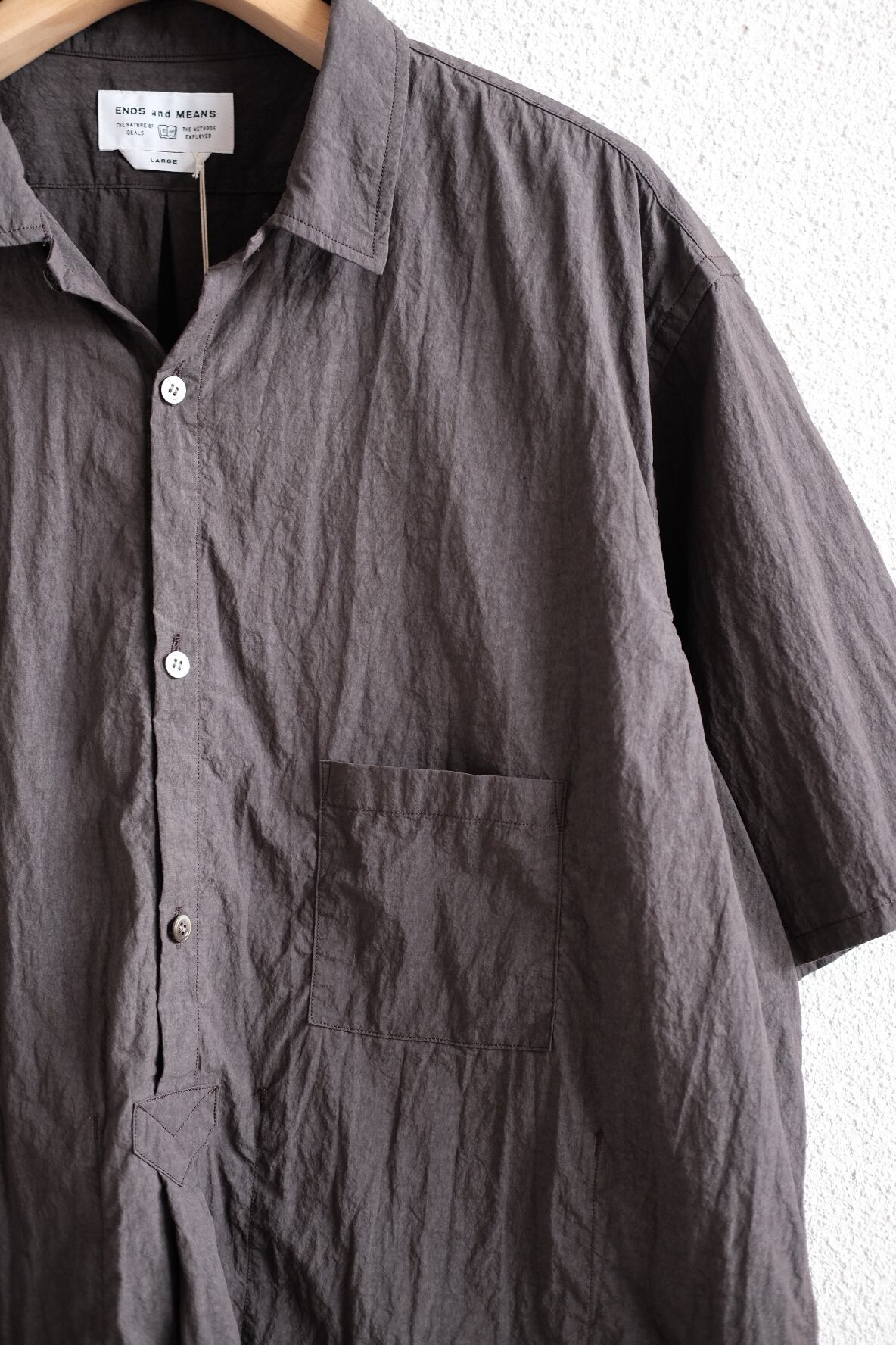 ENDS and MEANS＜エンズアンドミーンズ＞Nizza Shirts | Inhigh