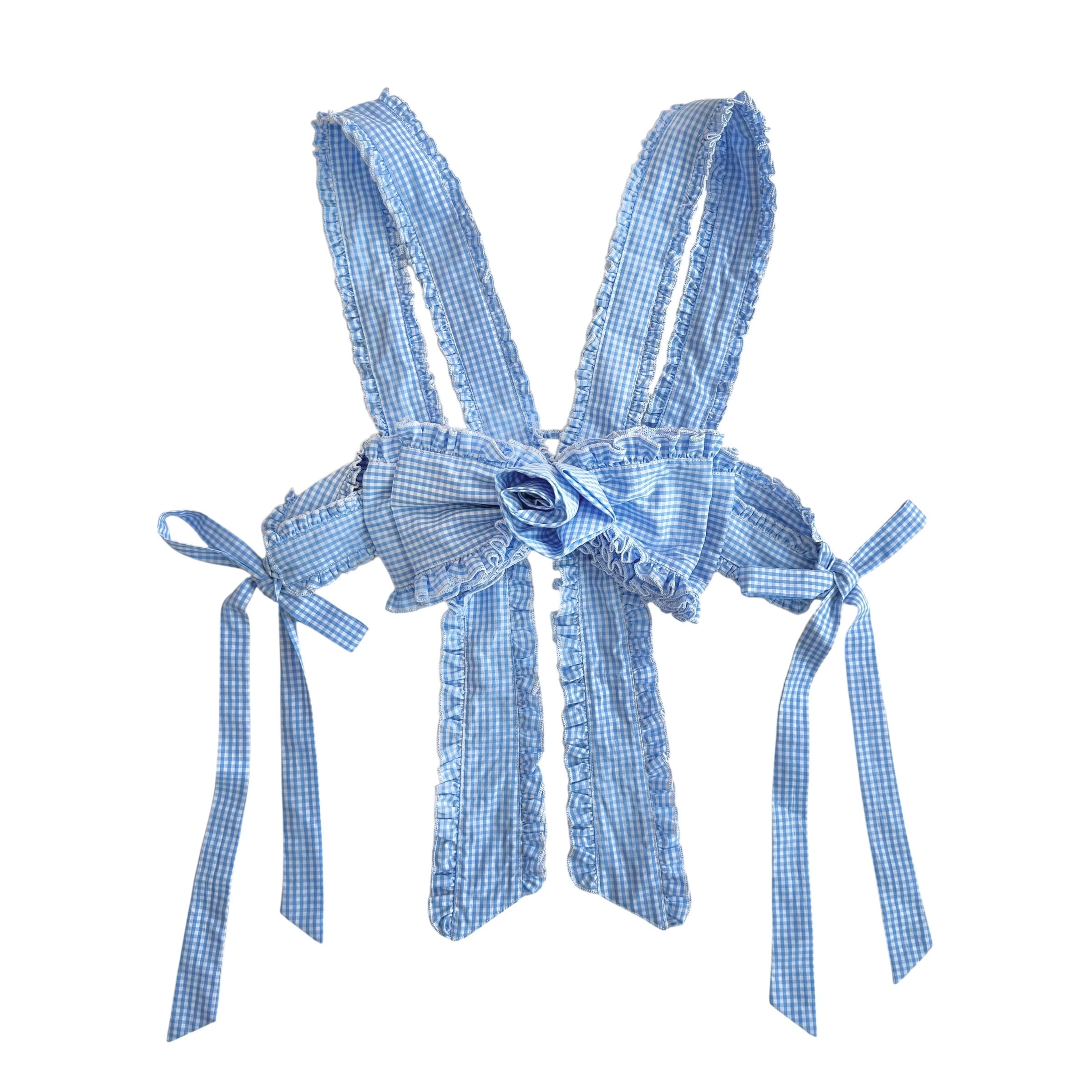 リボンローズハーネス BLUE