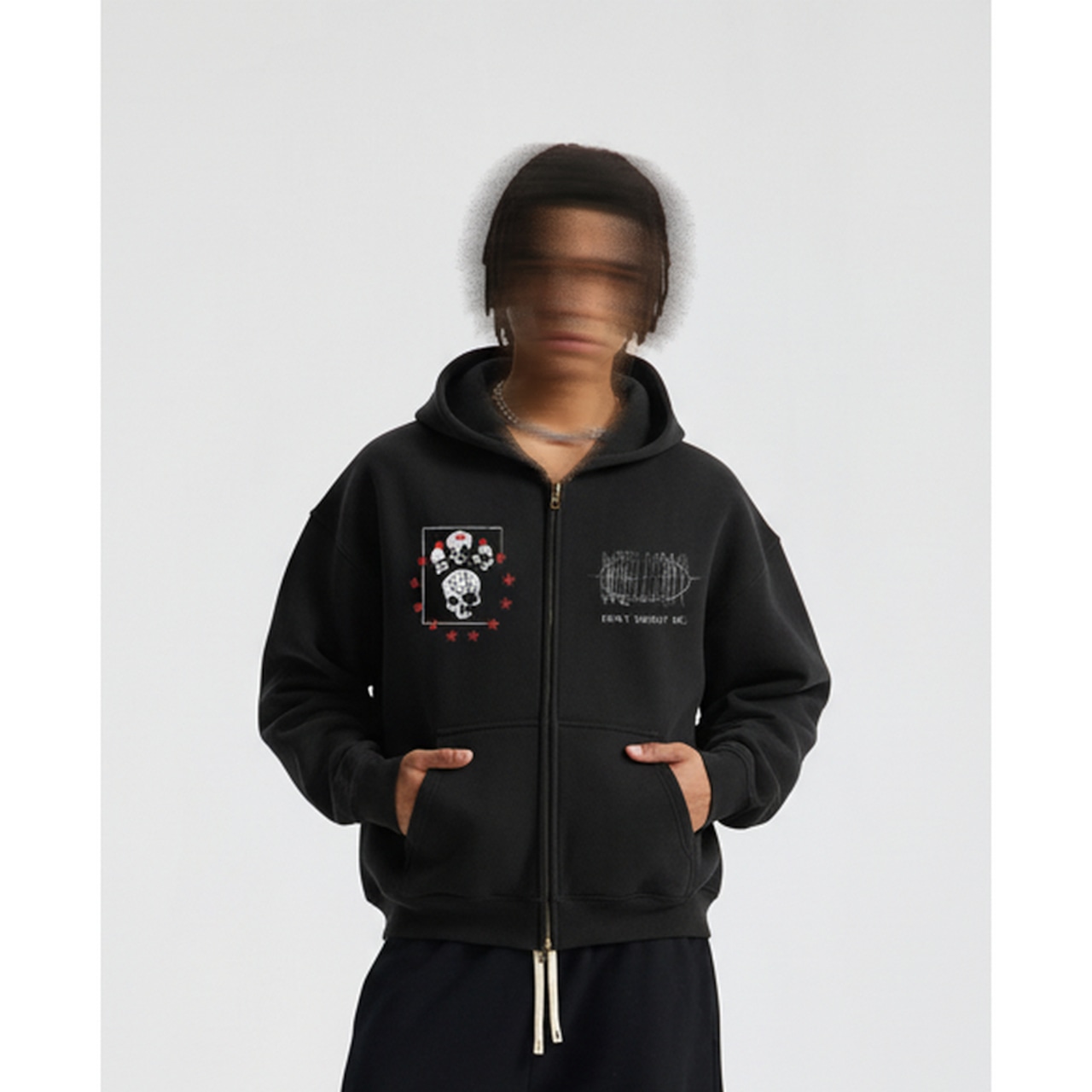 WSHOT Original Revolver boxy Zip Hoodie WS124
