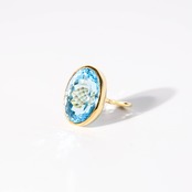 【10号】ブルートパーズ リング（グラン）