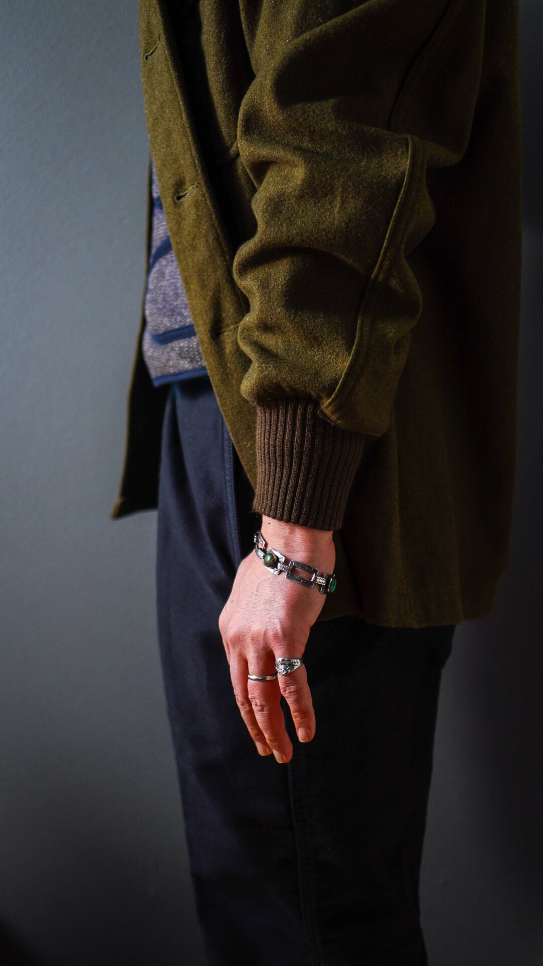 1940-1960s】ナバホ アロー & サンダーバード リング 《ネイティブ