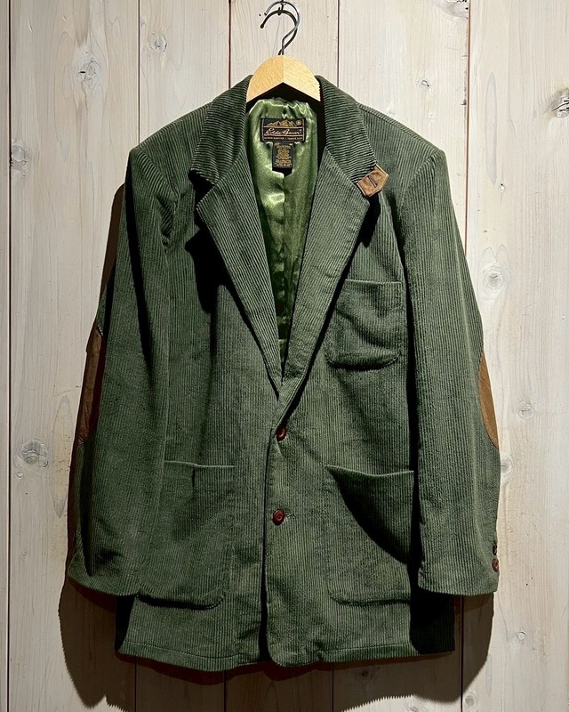 【a.k.a.C.a.k.a vintage】80's“Eddie Bauer” Leather Switching Vintage Hunting Jacket