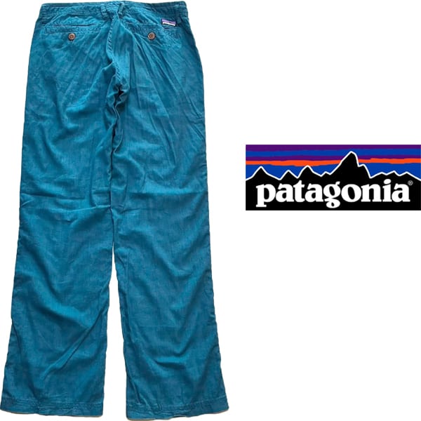 1点物◇パタゴニアPatagoniaリネンヘンプパンツ古着メンズSMレディース