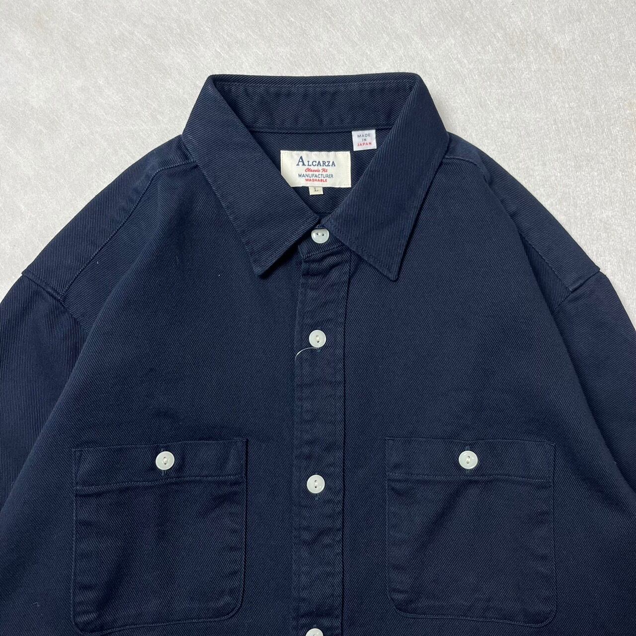 627-02 10Sツイルワークシャツ レギュラーフィット 日本製 定番