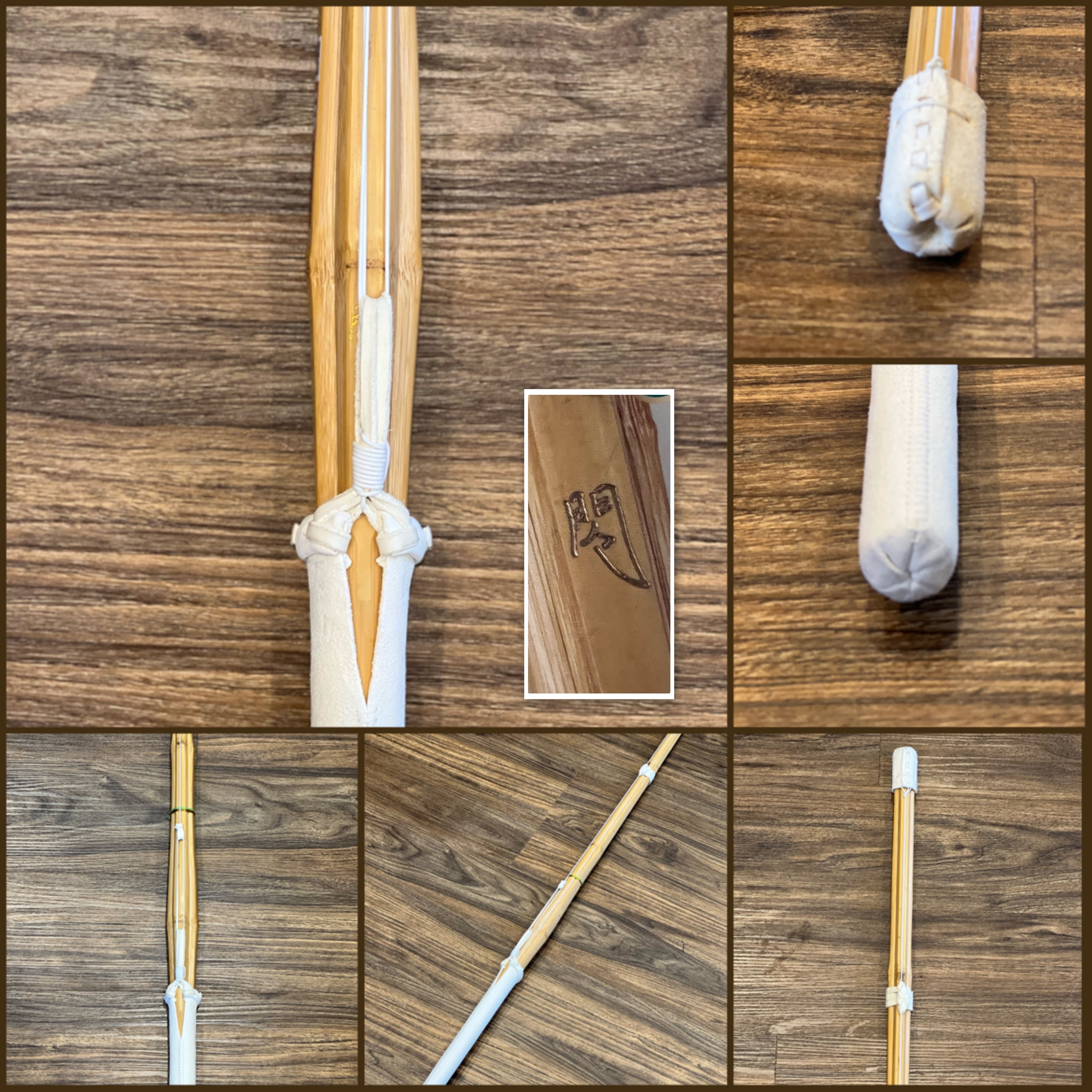 【九学選手も愛用‼️】【新規格大特価‼️】【桂竹竹刀】【スーパーバランス✨直刀型なのに胴張のような先軽バランス】【床W仕組み竹刀】38男39男子『閃』