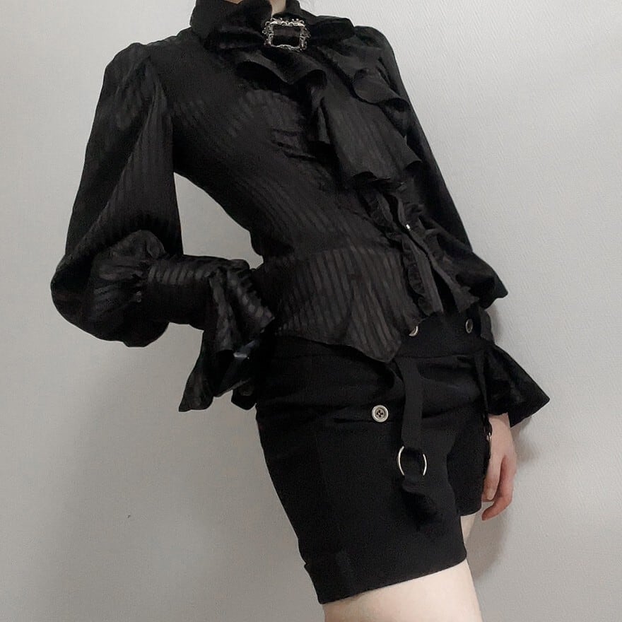 サブカル 服 地雷系 通販 皇子系 王子系 少年装 パンツ レースアップ エレガント 貴族風 イベント衣装 舞台衣装 撮影会