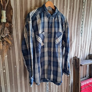 ST JOHN'S BAY ヘビーフランネルシャツ used [410053]