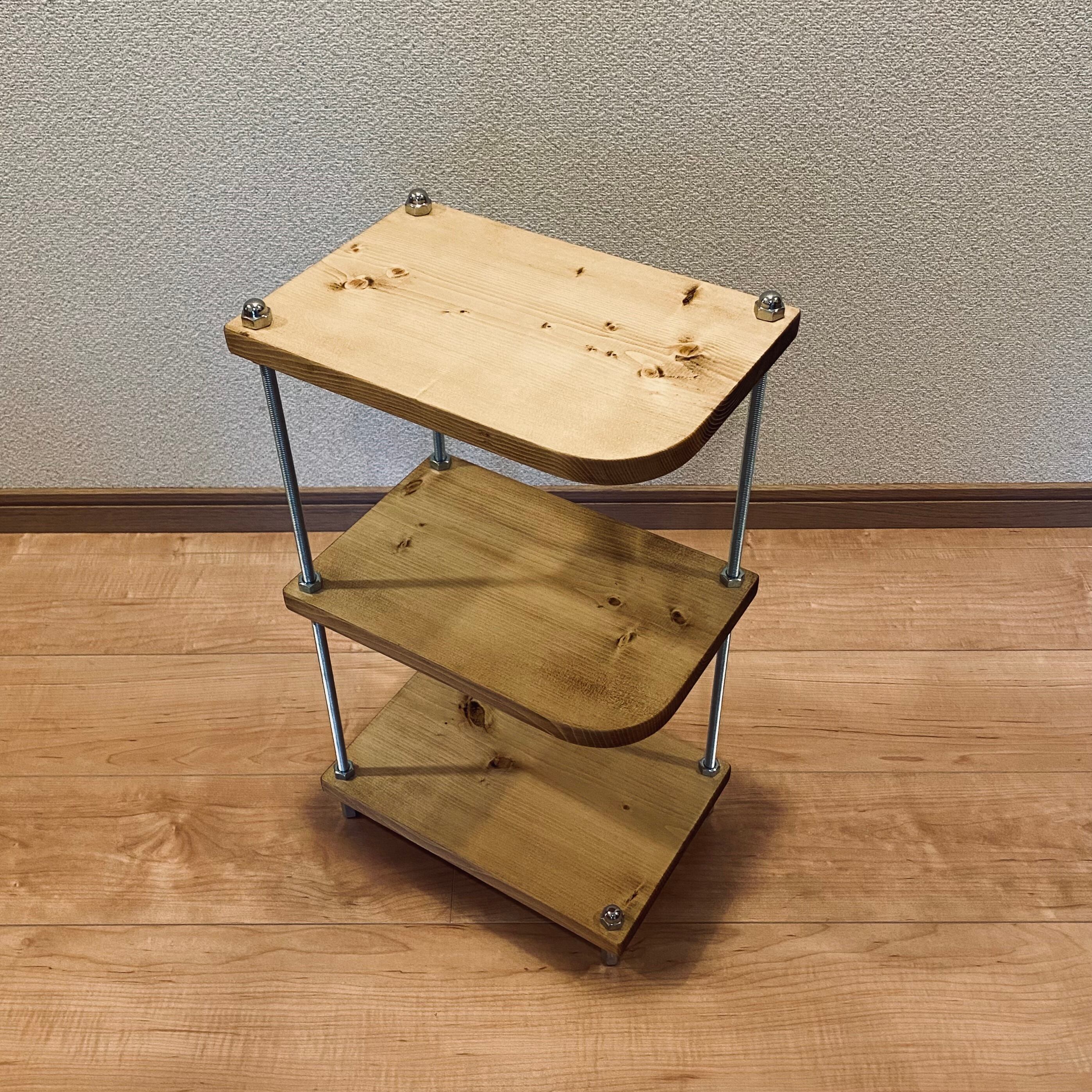 driftwood×INDUSTRIAL 棚 シェルフ ラック コーナーラック オープン
