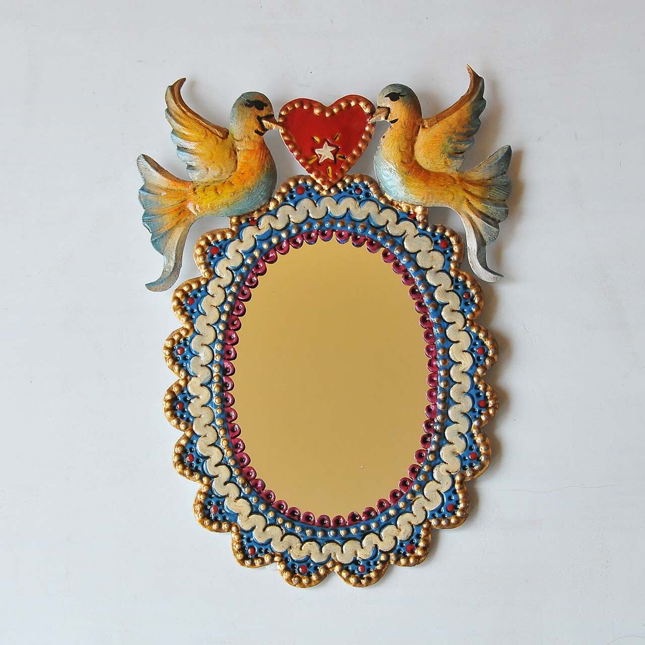 メキシコ ブリキ鏡（019） | MIGO LABO