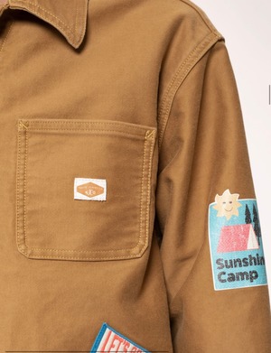 Nudie jeans 2022 ヌーディージーンズ SUMMER COLLECTION Carson Chore Jacket Camping Khaki チョアジャケット