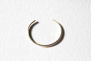 "receiving mode" simple bangle 【gold】L