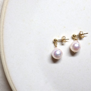 Akoya Pearl pierce(Baroque8-8.5mm)