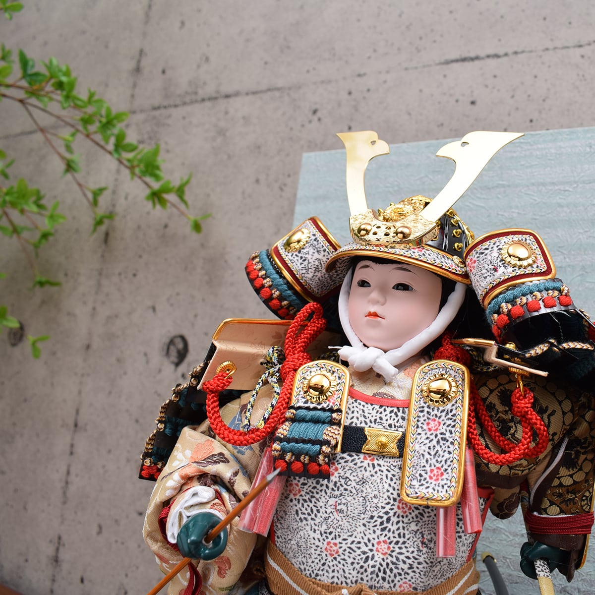 大将人形＜初陣＞浅葱威 | SUZUTAME ONLINESHOP vogue