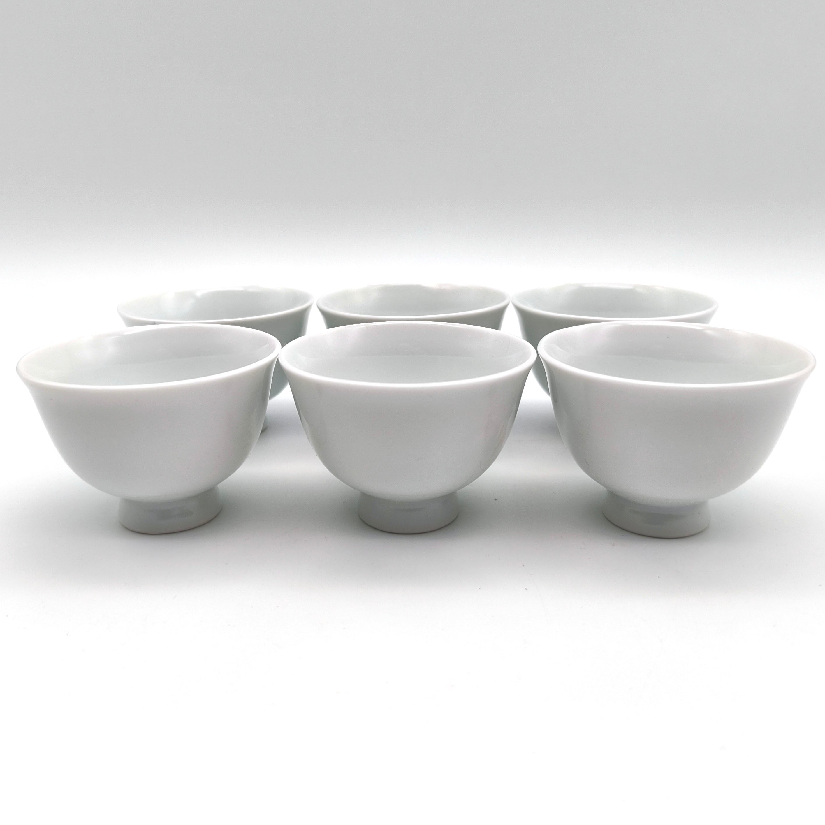 美濃焼・庫山窯・前畑陶器・茶味清風・ロンド汲出・湯呑・茶碗・5客揃