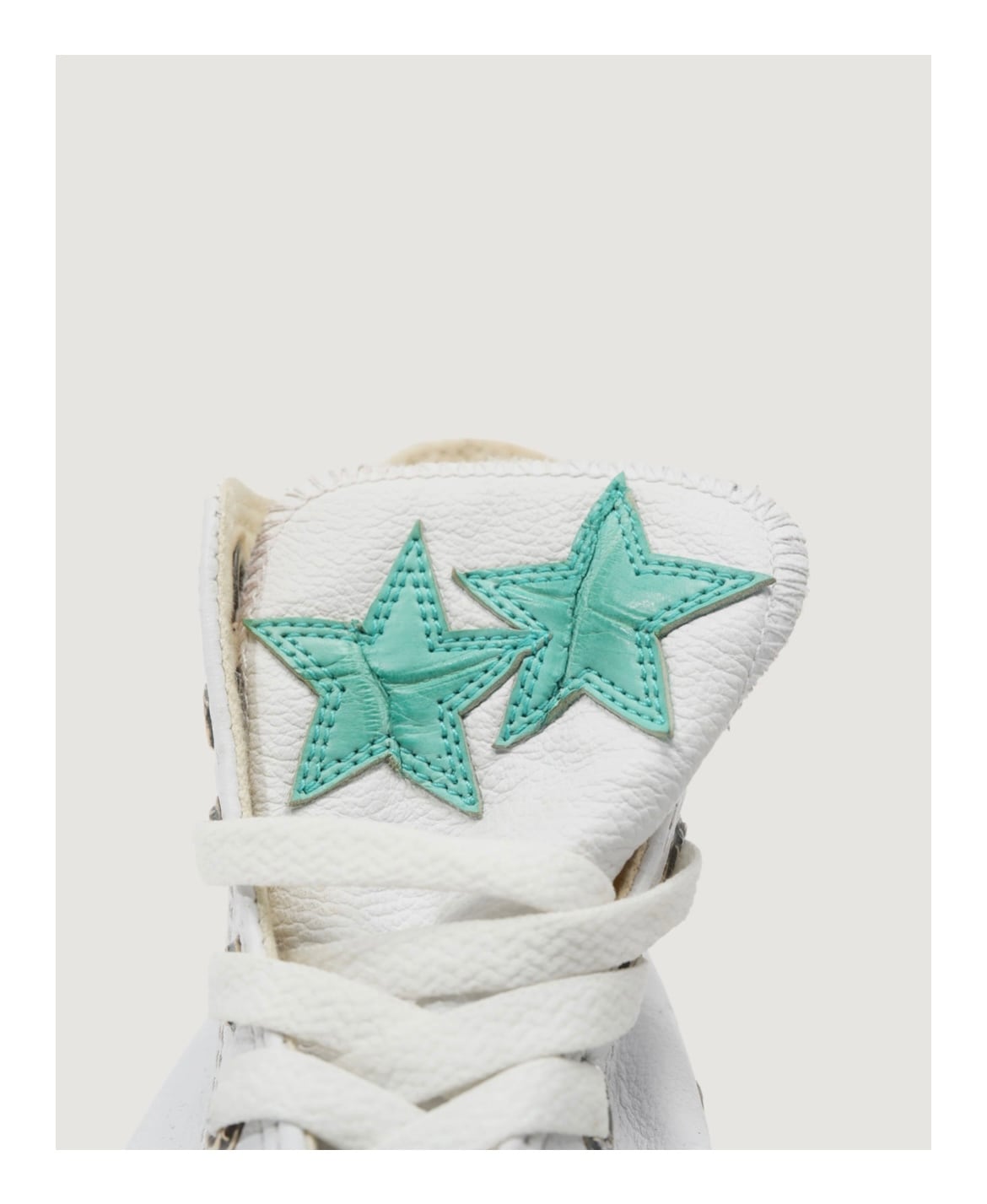 Chrome Hearts Converseスターレザースニーカー サイズ10 CHROME HEARTS クロムハーツ Converse Star Patch Leather Chuck