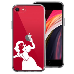 【即納】iPhoneSE(第２世代) スマホケース お洒落 ディズニー クリアケース 透明 人気 シンプル 白雪姫  可愛い ハイブリッド ケース
