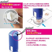 シャチハタ 印鑑 ハンコ キャップレス9N メールオーダー式 XL-CLN1/MO ブルー