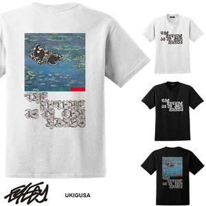 【eye-439ss】EYEDY アイディー UKIGUSA BP 半袖 tシャツ 大きいサイズ メンズ レディース WHTIE BLACK ホワイト ブラック ブラックパンサー 半袖 プリント