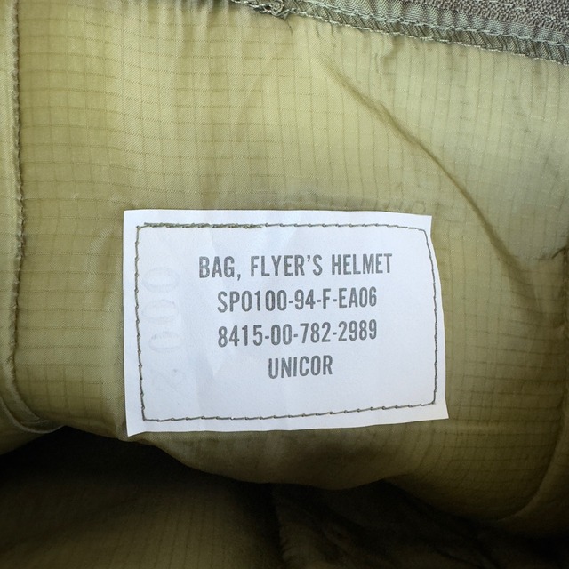US Army ヘルメットバッグ デッドストック 94年製 画像8