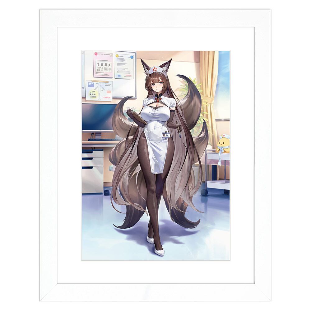 アズールレーン 描き下ろしキャラファイングラフ(天城(空母)/ナース) A4