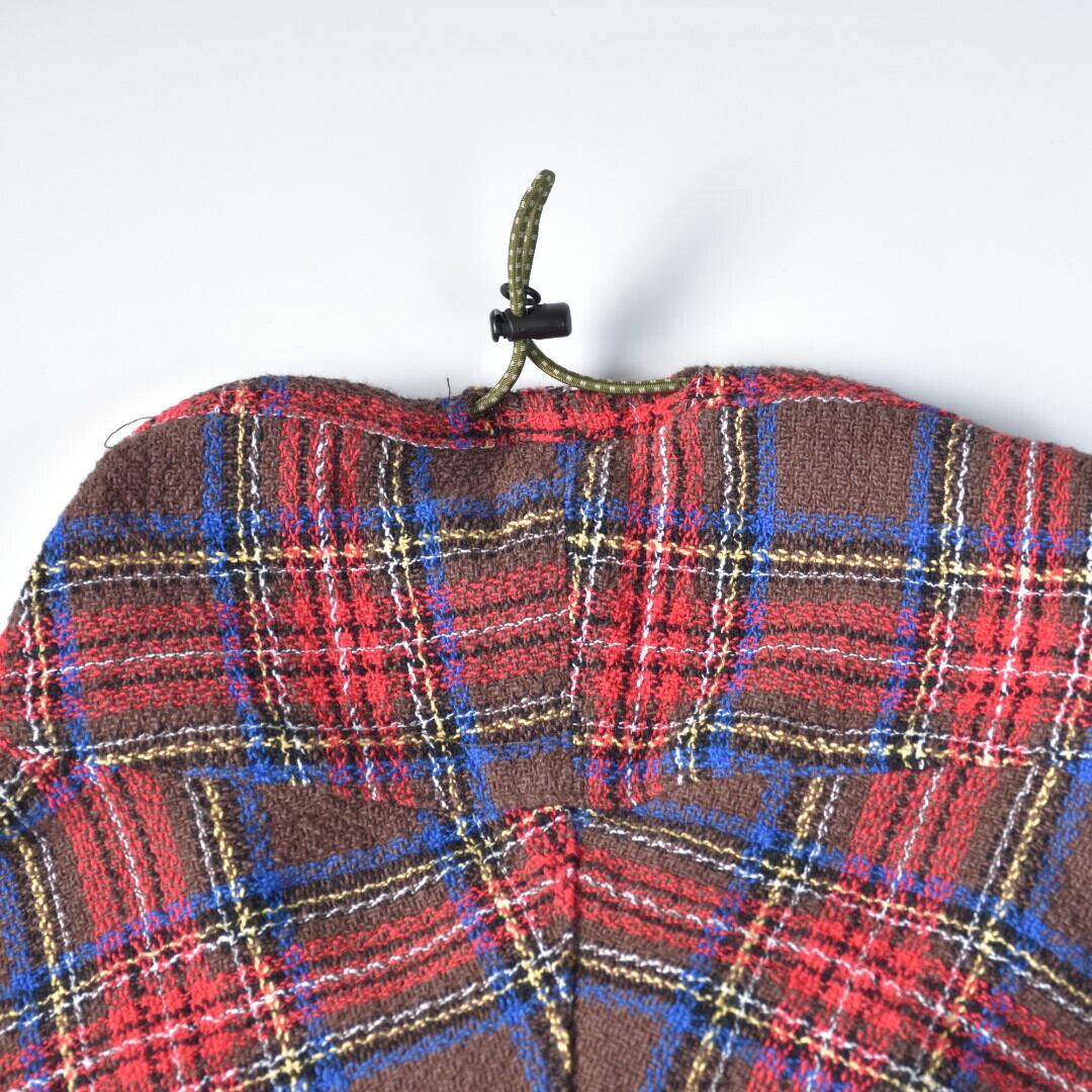 快晴堂 カイセイドウ ガールズタータンチェック・アルピーノスタンドヤッケ・ココアタータン【送料無料】