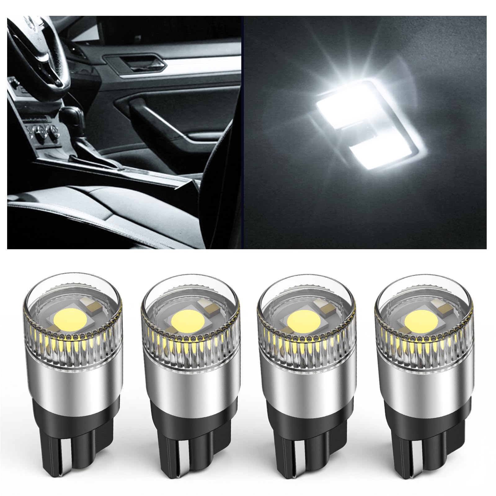IPF ルームランプ LED 車用 T6.3×30 45lm 6700K ホワイト 12V用 1個入