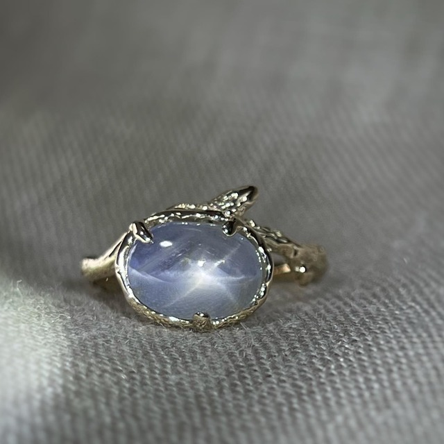 スターサファイア リング/k10 | SNOWPETAL JEWELRY 