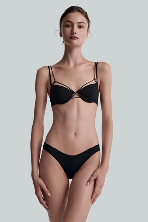 Underwire Padded Bra, Black / HER SENSES