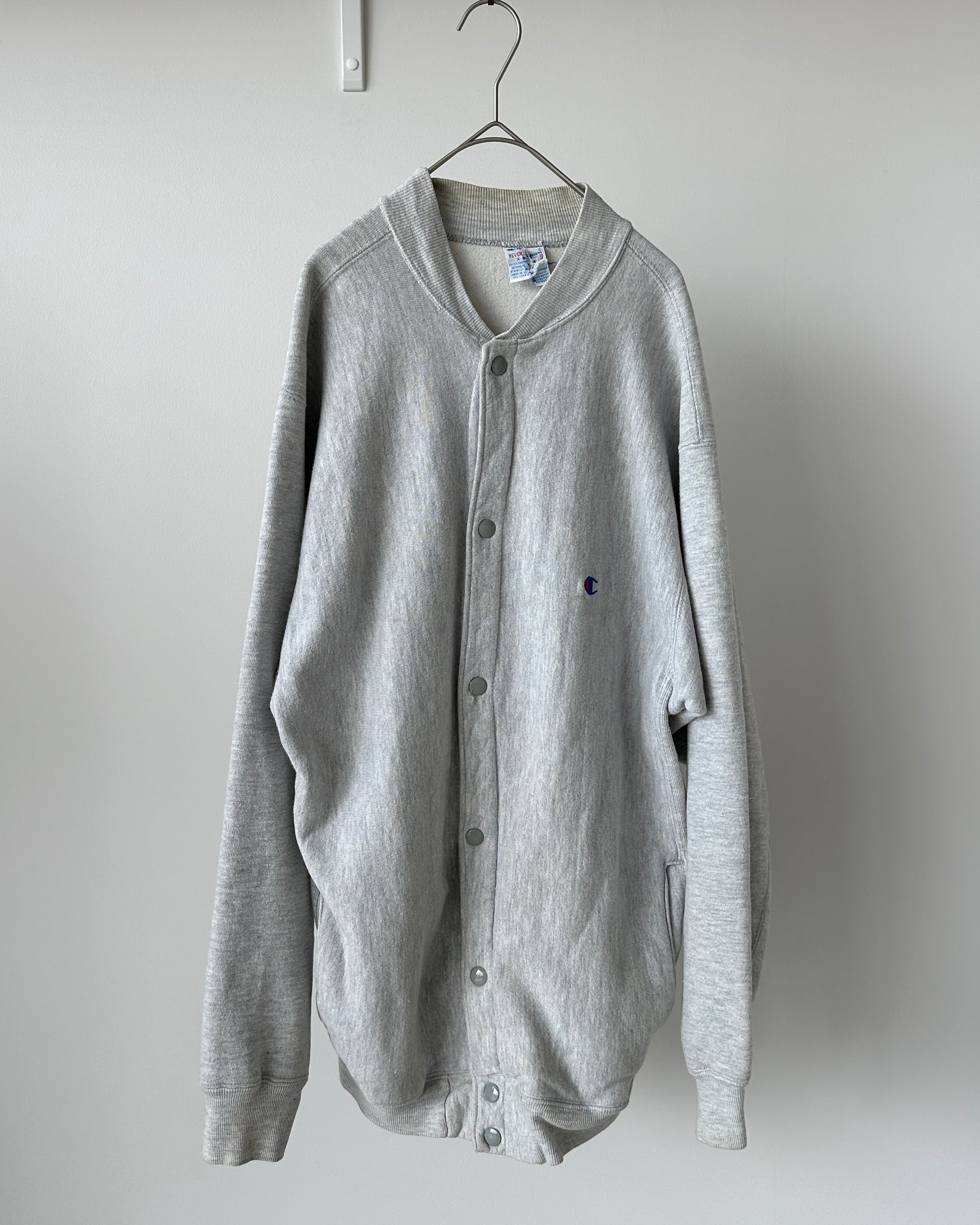Champion- Vintage 90s XL Reverse Weave Sweat Cardigan made in USA