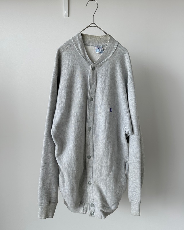 -Champion- Vintage 90s XL Reverse Weave Sweat Cardigan made in USA