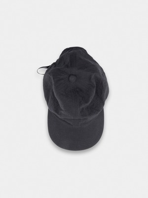 MAN-TLE　Shallow Cap　Black Linen　R20C1