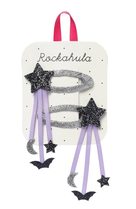 HAL457-Spooky Star Streamer Clips-LILAC