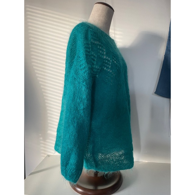 Turquoise sukahi knit