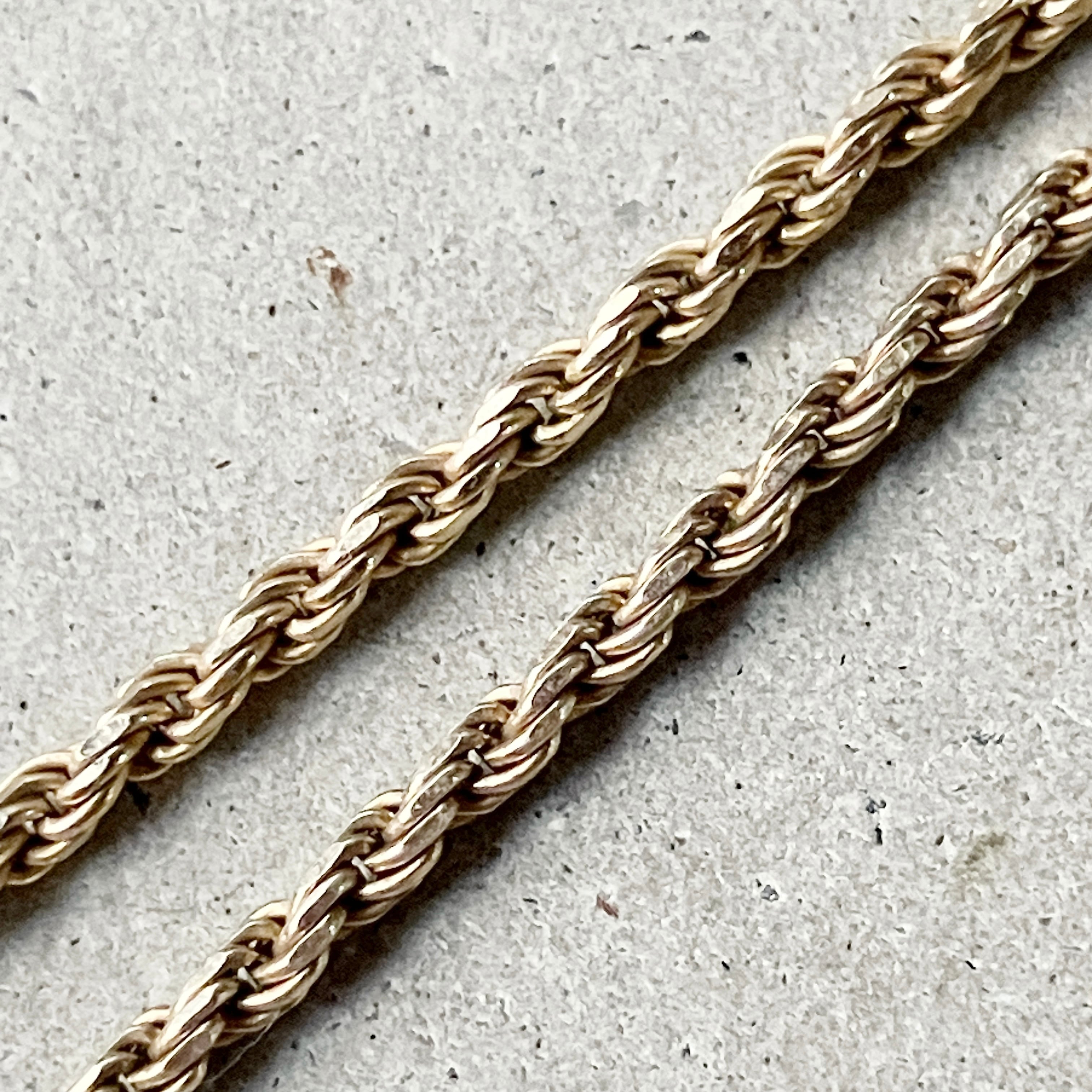 イタリア製 EURO VINTAGE ROPE CHAIN ネックレス 925 | unune