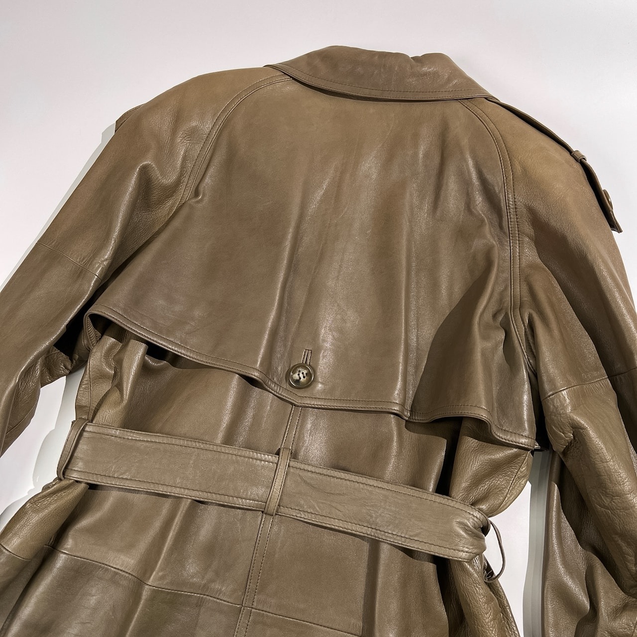 JOSEPHINE シープナッパ レザー トレンチコート ベルト付き サイズ F /レディース/羊革/本革