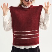 【2color】羊飼いと午後のメトロノームベスト《P0320》