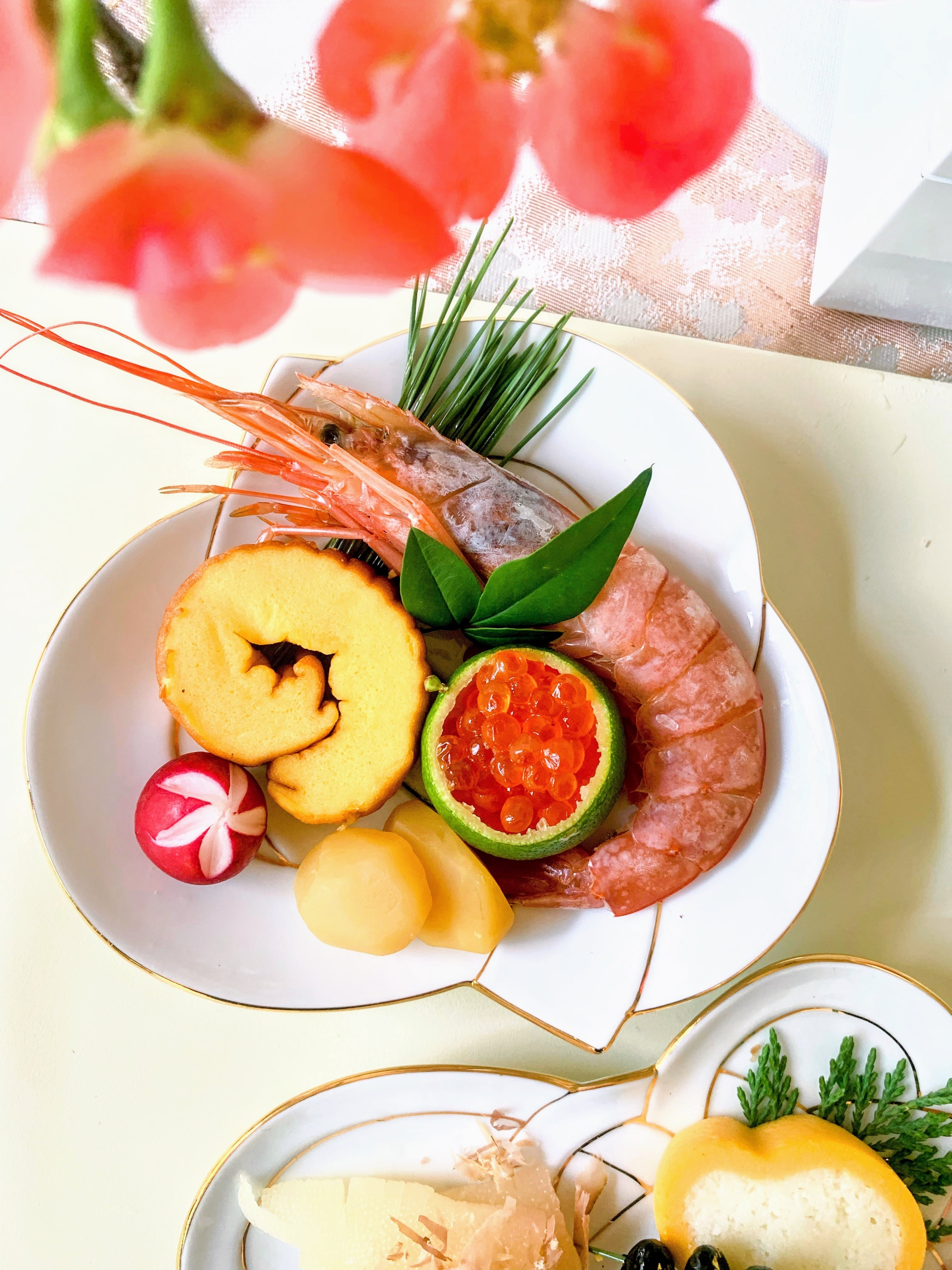 有田焼 金線結び 銘々皿 | Floraison Table フロレゾンテーブル