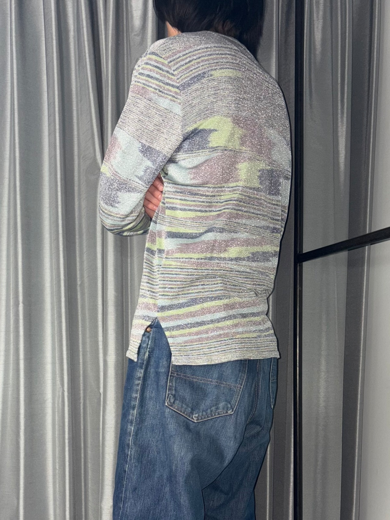 MISSONI multicolor glitter knit pullover