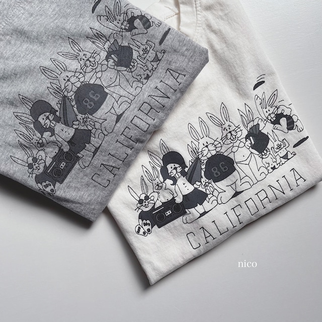 Rabbit fam Tシャツ